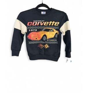 General Motors Chevrolet Corvette 1973 Stingray Graphic Crewneck Sweatshirt XXS